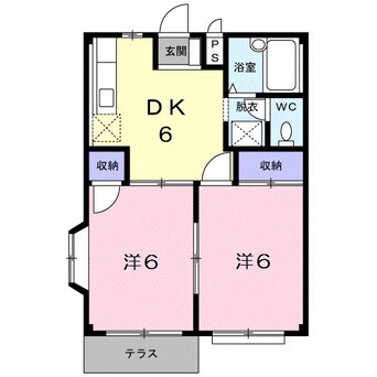 間取図 エルディムシャルマンＡ