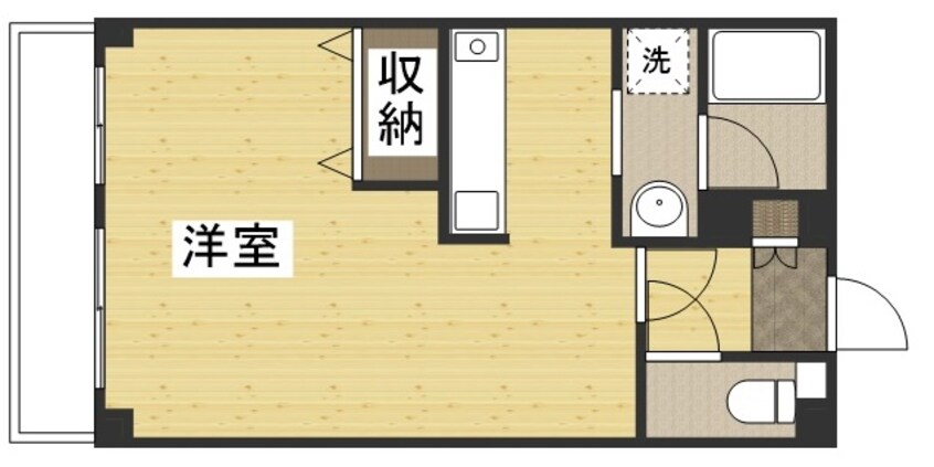 間取図 ジュメル倉敷