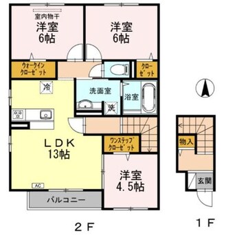 間取図 カトルセゾン