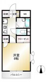 ハイシティー堀南 1Kの間取り
