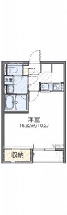 伯備線/総社駅 徒歩17分 1階 築12年 1Kの間取り