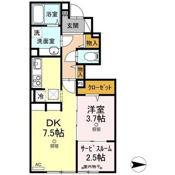 間取図 アセーボⅣ