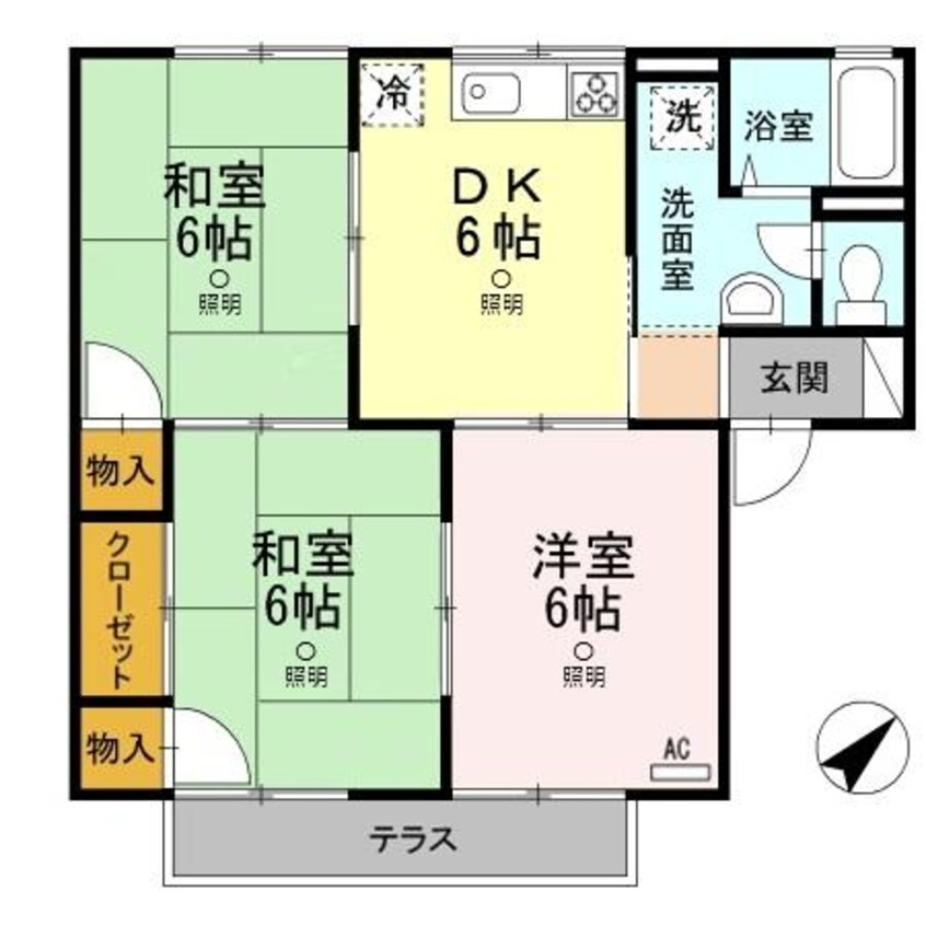間取図 セリエ　Ａ棟