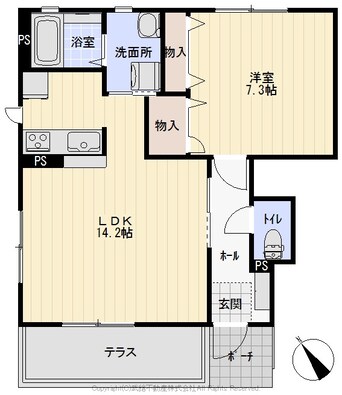 間取図 ヴィレ・エトワールI