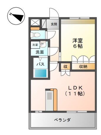 間取図 サンテ・フルール