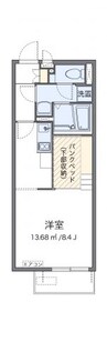 ミランダサニーコート総社 1Rの間取り