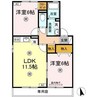 プロミネンス 2LDKの間取り