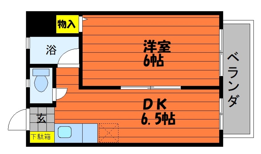 間取図 倉敷イーストコーポ