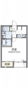 伯備線/総社駅 徒歩17分 2階 築12年 1Kの間取り