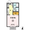 セジュール大内Ａ 1Kの間取り