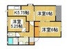 コテージセントリバーE 3Kの間取り