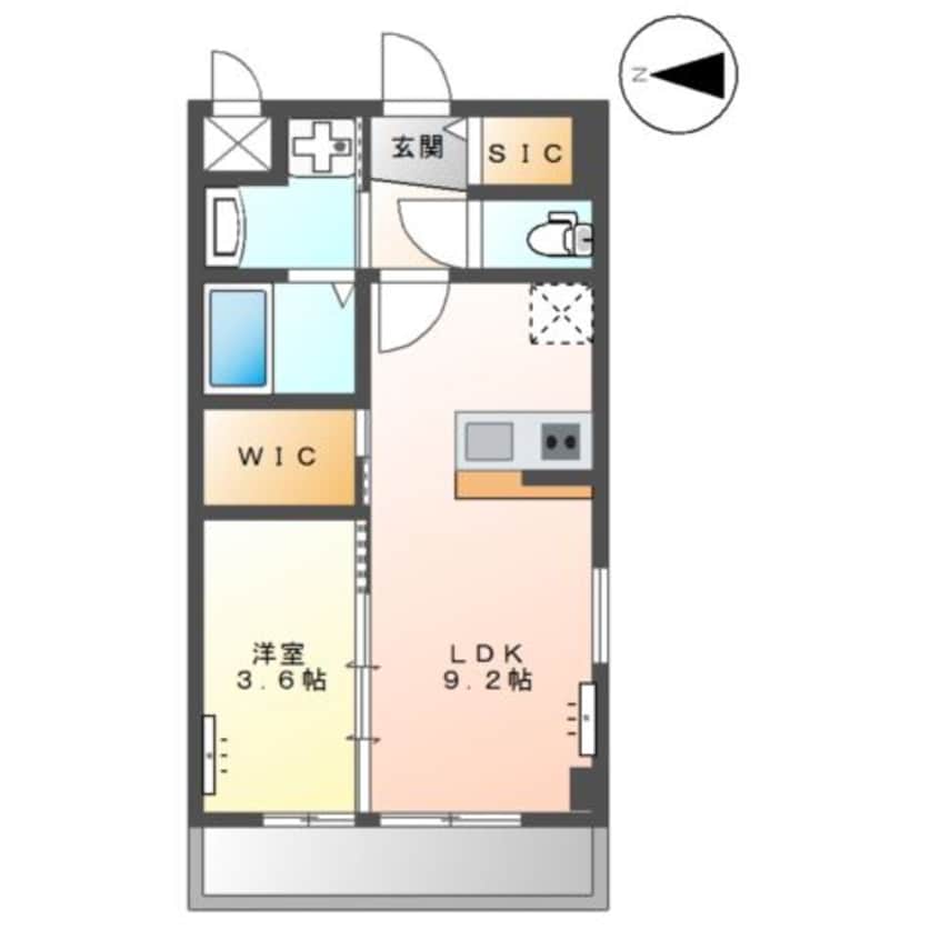 間取図 サクラヒルズ