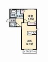 ラシアス 1LDKの間取り