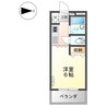 エスポワール老松 1Kの間取り