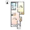 ソレアード・ハイムＡ 1LDKの間取り