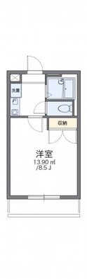 レオパレスヴィラニシオカの間取図