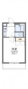 山陽本線（中国）/倉敷駅 徒歩24分 2階 築27年 1Kの間取り