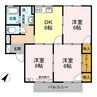 セジュール　アイ　Ｂ棟 3DKの間取り