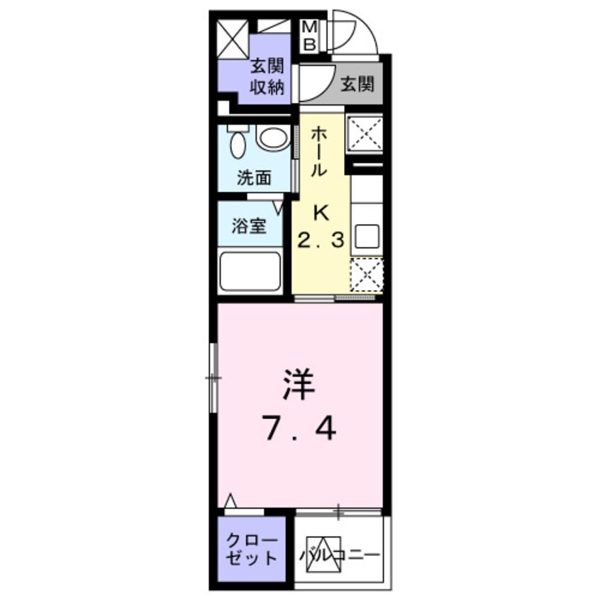 間取図 エテルノ・ミサオ