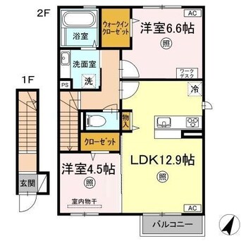 間取図 プラント　Ｂ棟