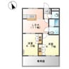 アメニティーハウス中須賀 2LDKの間取り