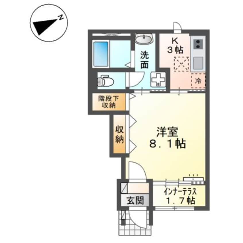 間取図 水島臨海鉄道水島本線/弥生駅 徒歩12分 1階 建築中