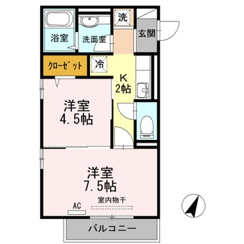間取図 メゾン　ヴィレッタ