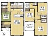 西阿知町西原戸建 4LDKの間取り