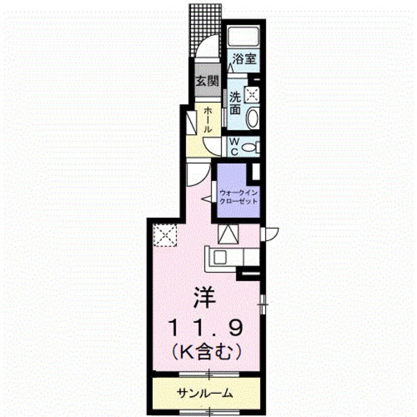 間取図 エルフトゥ－ロＣ