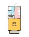 ビーライン中庄B 1Kの間取り