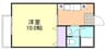 ジョイパレス21 1Kの間取り
