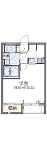 伯備線/総社駅 徒歩17分 2階 築12年 1Kの間取り