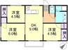 ビッグビレッジ 3DKの間取り