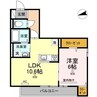 瀬戸内ハウジングⅡ 1LDKの間取り