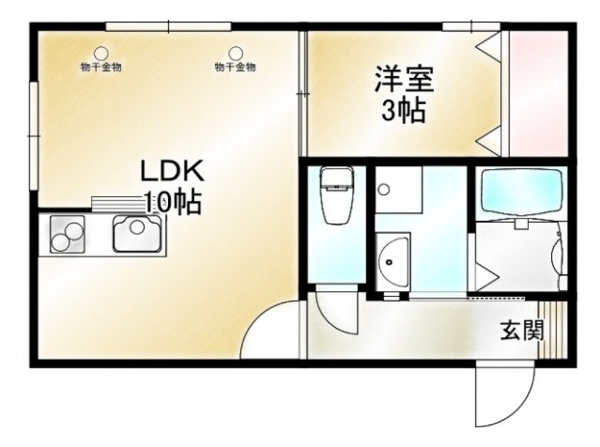 間取図 CHATON　シャトン