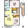 ヴェラビスタ 2LDKの間取り