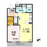 グランシイズ 1LDKの間取り