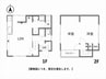 日ノ出町2丁目戸建 2LDKの間取り