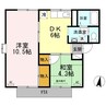 ハイツ宏陽 2DKの間取り