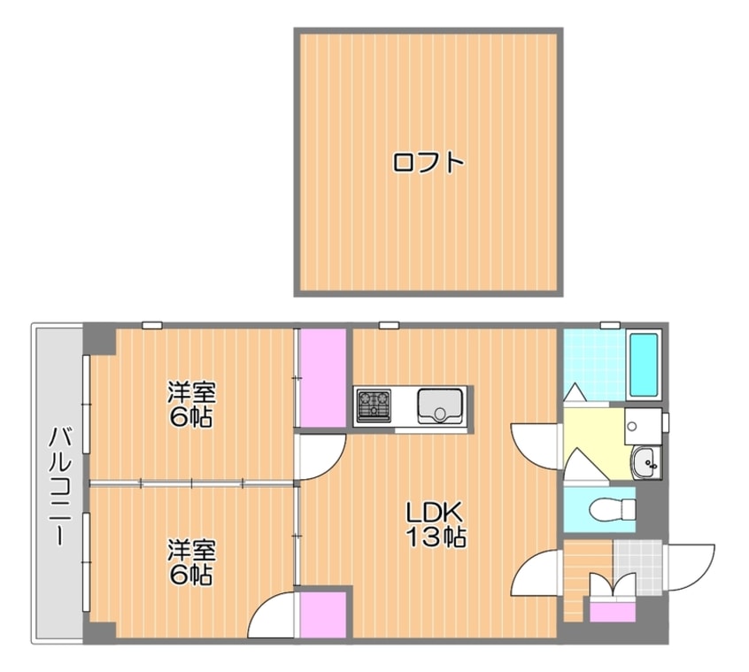 間取図 オノ・フラッツ