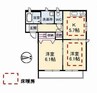 ウインドミル　Ｂ棟 2Kの間取り