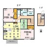 恵比寿Ⅱ 2LDKの間取り