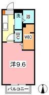コーポワイスリー　A 1Kの間取り