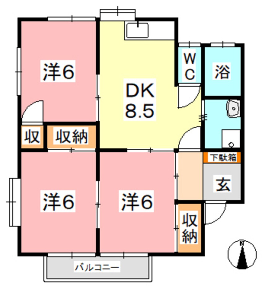 間取図 村田邸