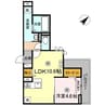 RESIDENCE阿知 1LDKの間取り