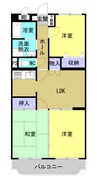 ナウリヴァー 3LDKの間取り