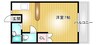 トップヴィラ大内 1Rの間取り