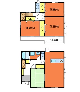 間取図 倉敷市酒津戸建