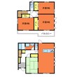 倉敷市酒津戸建 4LDKの間取り