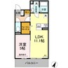 ベイ　ブランシェ中島 1LDKの間取り
